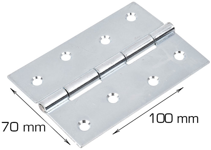 Kanthængsel 100 x 70 mm 2 stk.